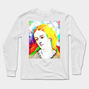 Margaret Fuller Colourful Portrait | Margaret Fuller artwork 12 Long Sleeve T-Shirt